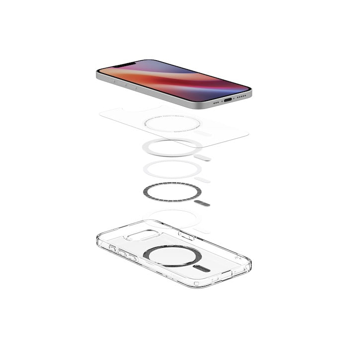 MagSafe kryt pro iPhone 16e Spigen Ultra Hybrid - průhledný karbon - iSTYLE CZ