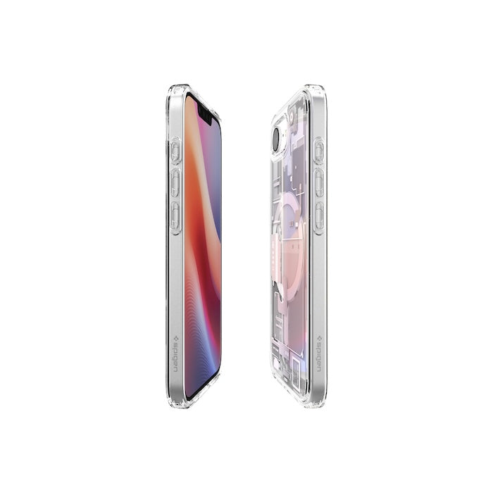 MagSafe kryt pro iPhone 16e Spigen Ultra Hybrid - zero one white - iSTYLE CZ
