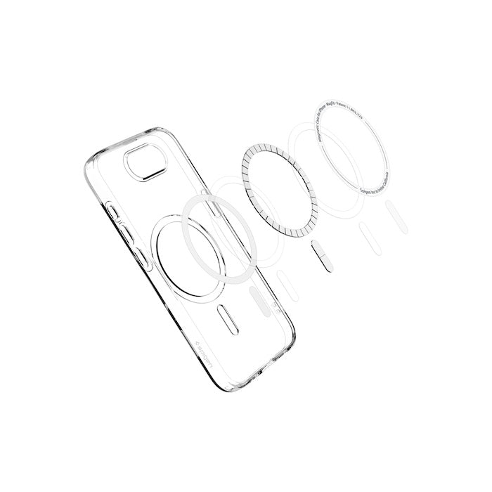 MagSafe kryt pro iPhone 16e Spigen Liquid Crystal - průhledný - iSTYLE CZ