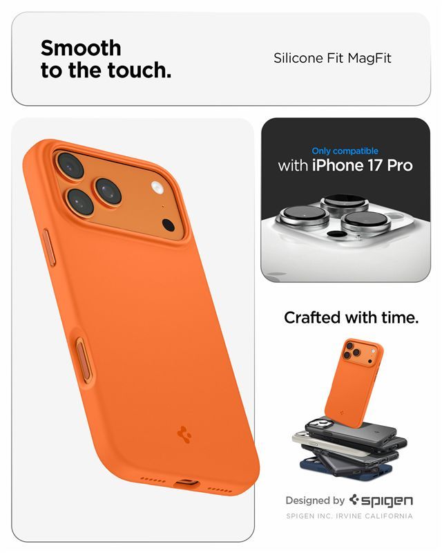 Silikonové kryt pro iPhone 17 Pro Spigen Silicone Fit MagSafe - iSTYLE.cz