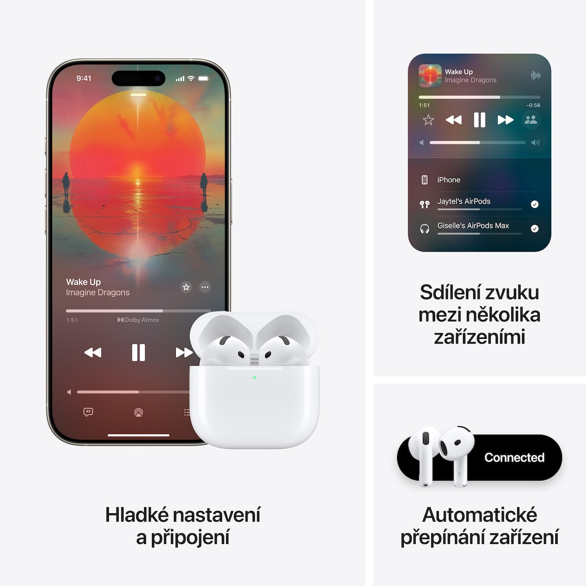 AirPods 4 s aktivním potlačováním hluku (otevřený) - iSTYLE.cz