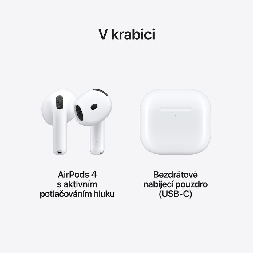 AirPods 4 s aktivním potlačováním hluku (otevřený) - iSTYLE.cz