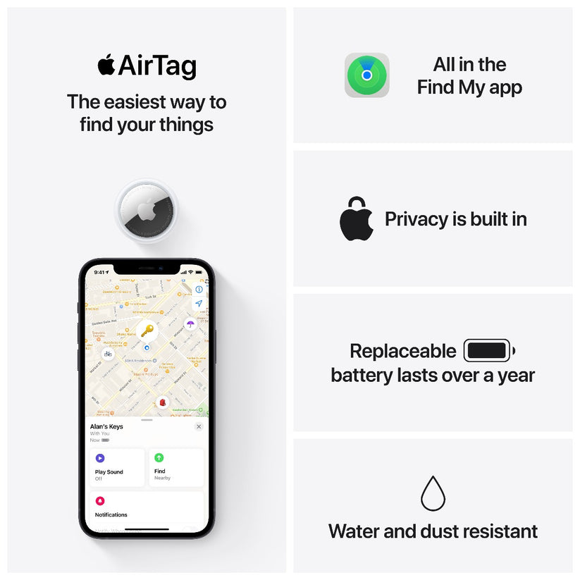 Apple AirTag - balení po 4 - iSTYLE CZ