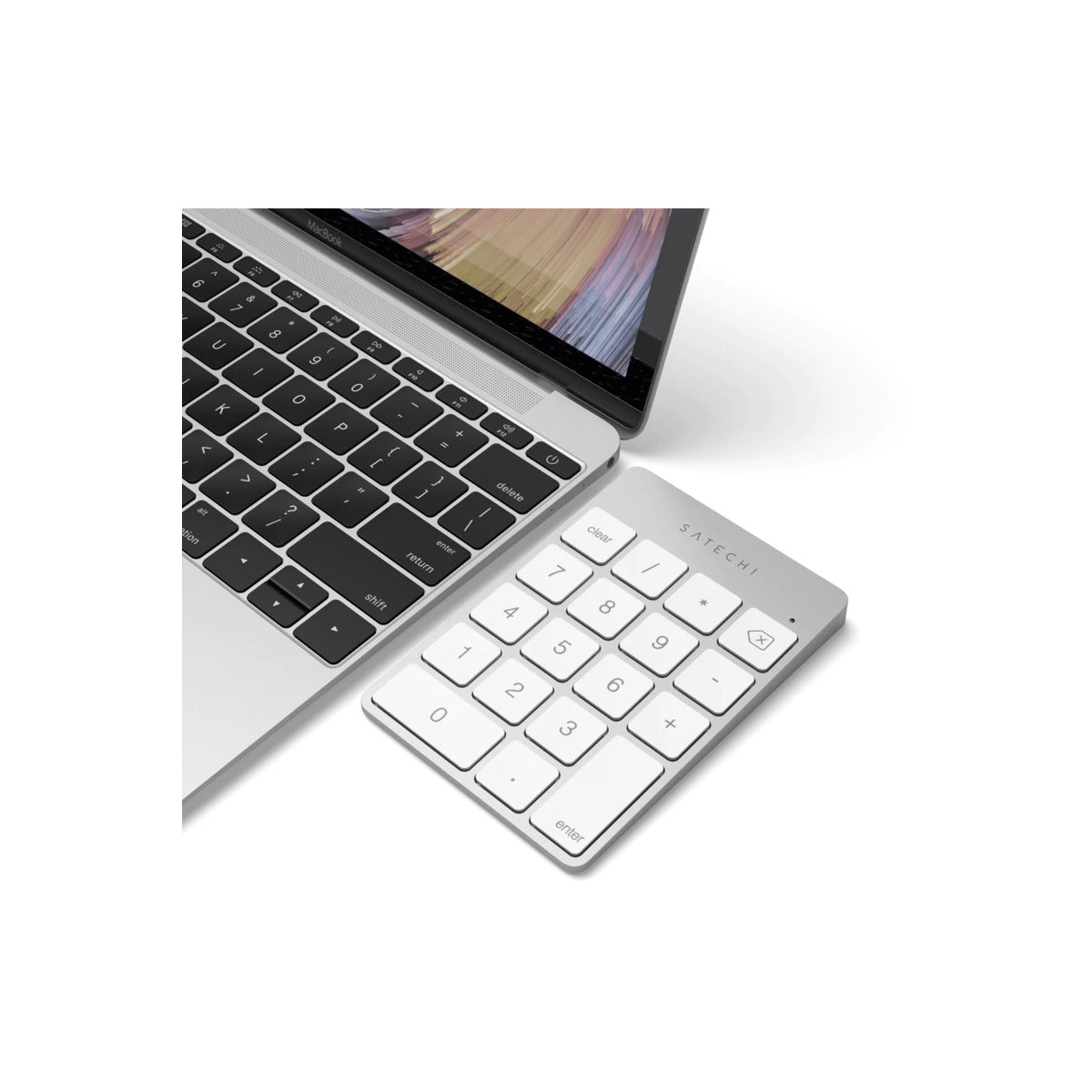 Bezdrátová číselná klávesnice Satechi Slim Aluminum - stříbrná