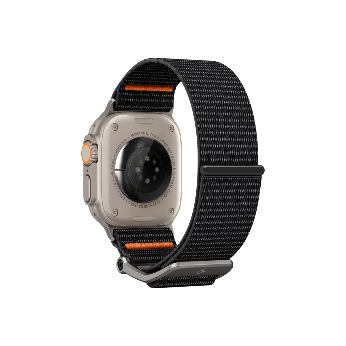 Řemínek pro Apple Watch 42/44/45/49 mm Spigen DuraPro Flex Ultra Band - černý - iSTYLE CZ