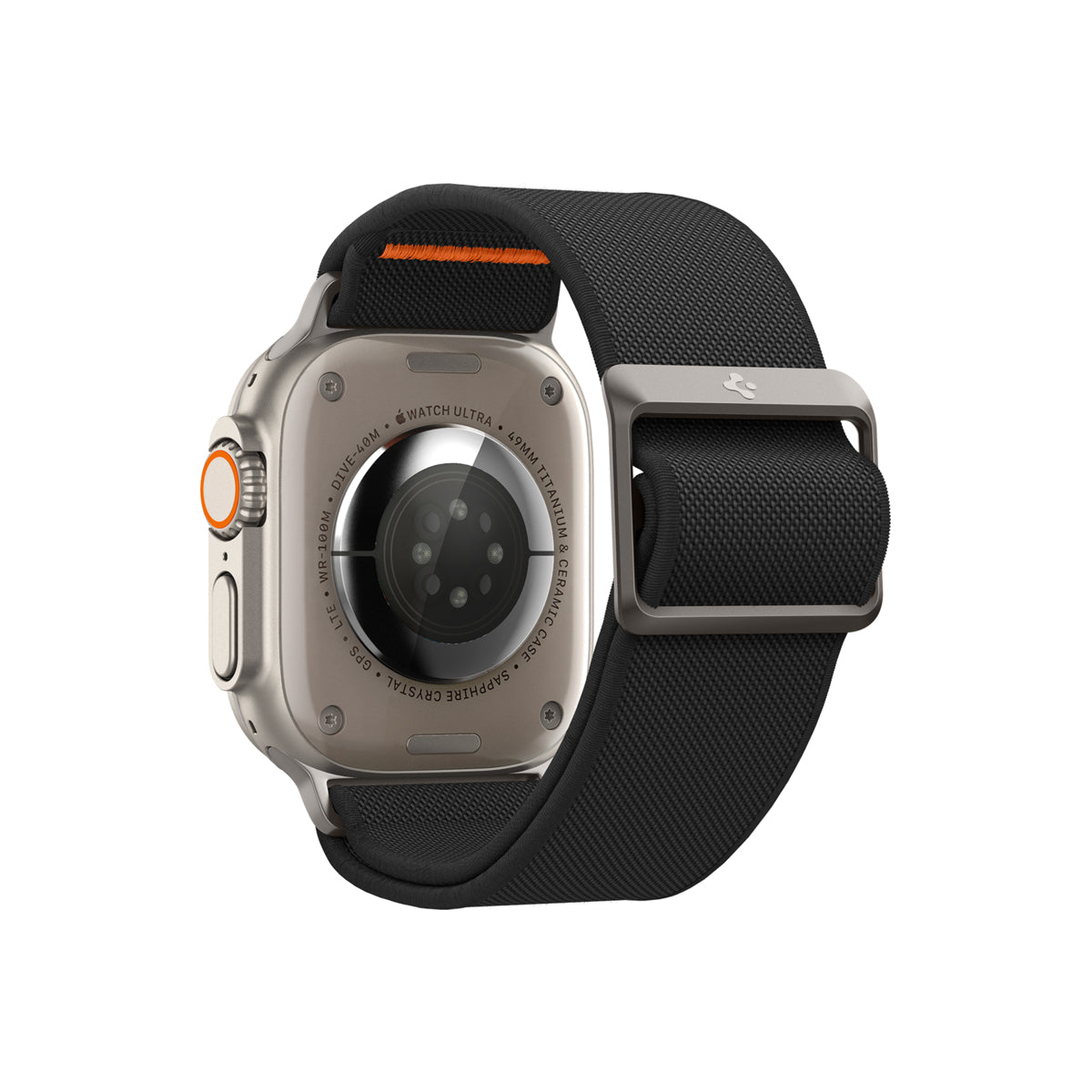 Řemínek pro Apple Watch 42/44/45/49mm Spigen Lite Fit Ultra - černý - iSTYLE CZ