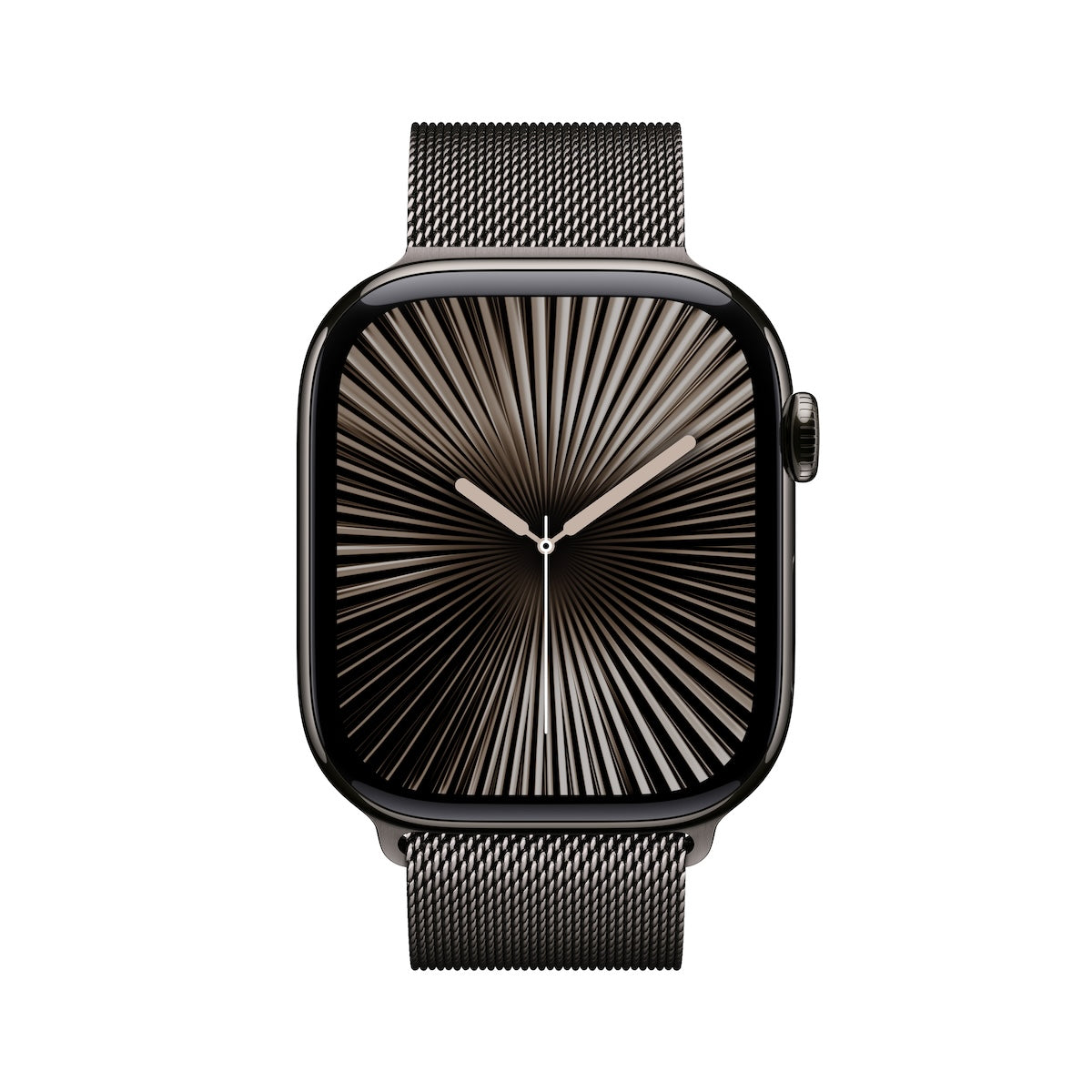Apple Watch Series 10 GPS + Cellular 46mm břidlicově šedé titanové pouzdro s břidlicově šedým milánským tahem - M/L - iSTYLE CZ