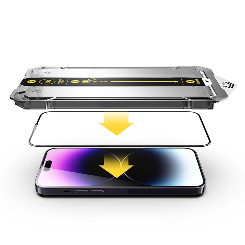 Ochranné sklo pro iPhone 14 Mobile Origin Screen Guard s aplikátorem - iSTYLE.cz