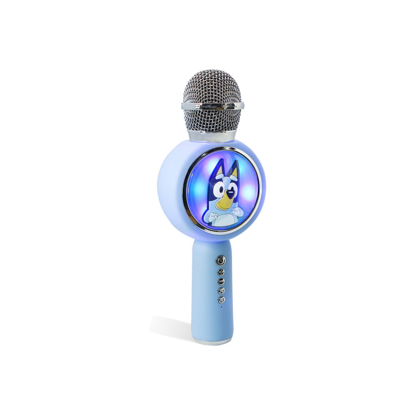 Bezdrátový dětský mikrofon OTL PopSing LED Bluey - iSTYLE CZ