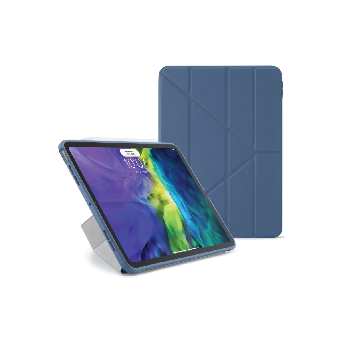 Pouzdro Pipetto Origami pro iPad Air 4 10.9" (2020) - světle modré - iSTYLE CZ