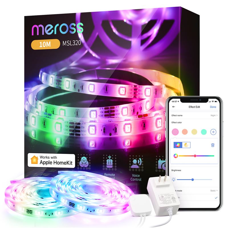 Chytrý světelný pruh Meross WiFi LED Strip - iSTYLE CZ