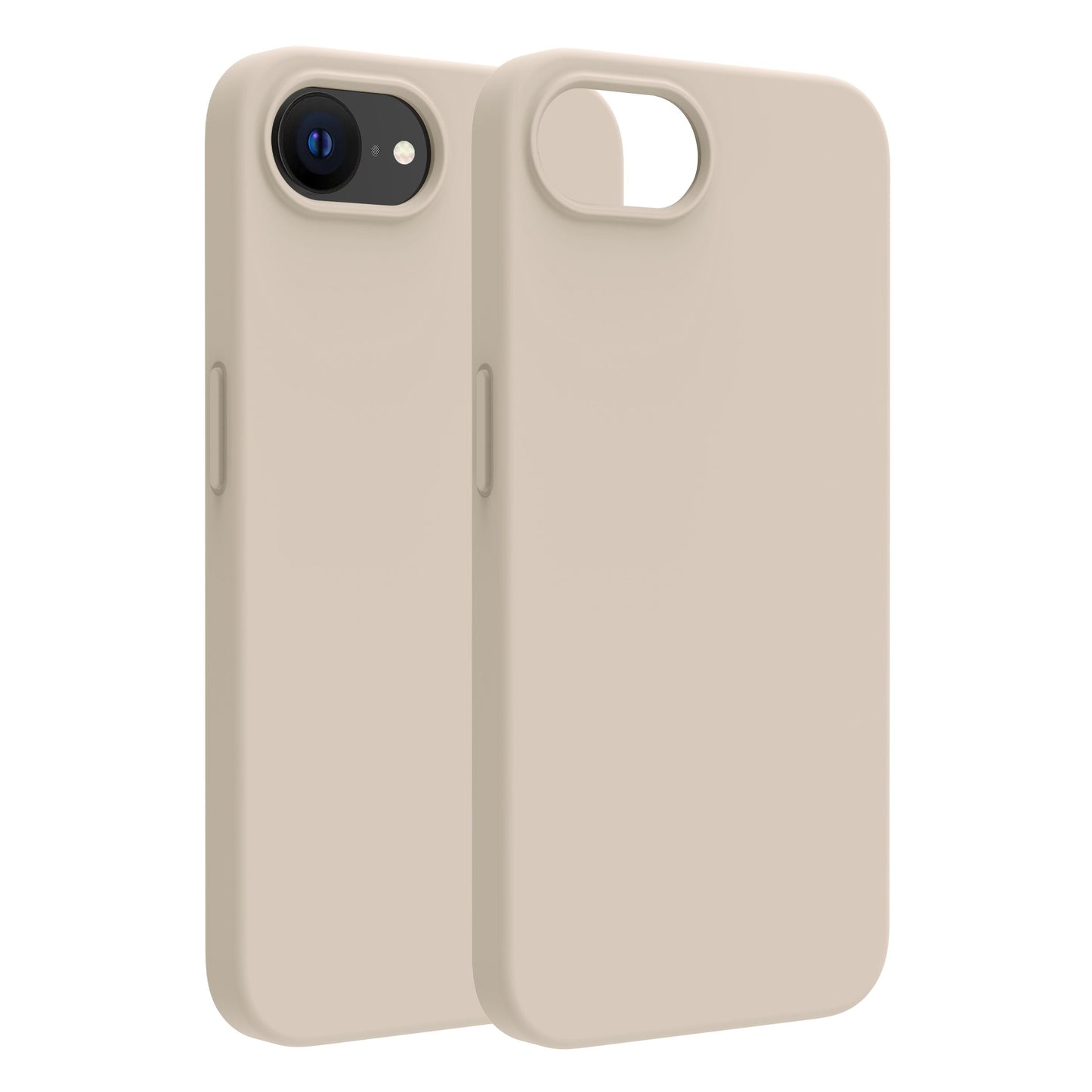 MagSafe silikonový kryt pro iPhone 16e Dviced Silicone Magnetic Case - béžový