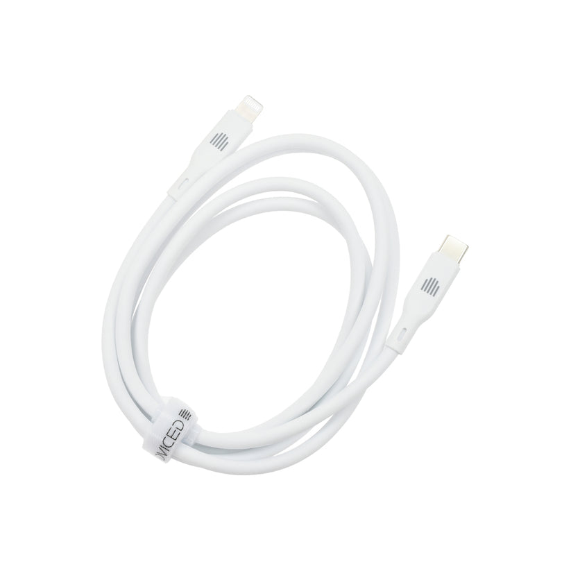 Kabel USB-C / Lightning Dviced 1,25 m – bílý - iSTYLE CZ
