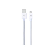 Pletený kabel USB-A / Lightning Dviced 1,25 m – bílý - iSTYLE CZ