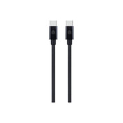 Pletený kabel USB-C / USB-C Dviced 1,25 m – černý - iSTYLE CZ