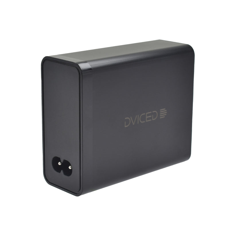 Stolní nabíječka 140W GaN Dviced 4× USB-C – černá - iSTYLE CZ