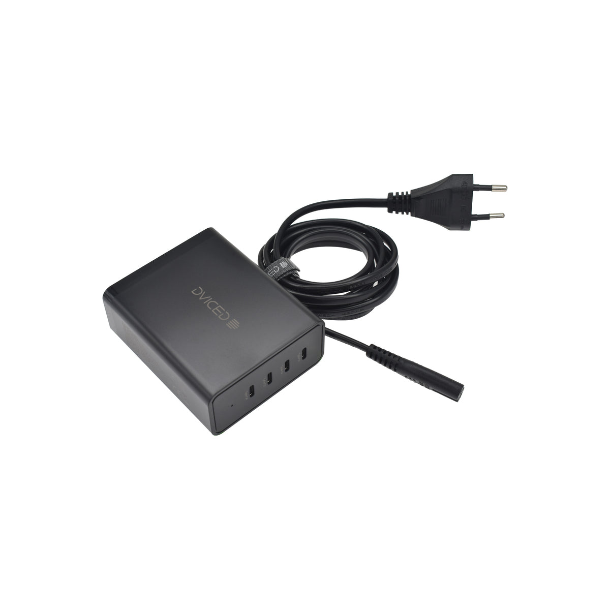 Stolní nabíječka 140W GaN Dviced 4× USB-C – černá - iSTYLE CZ