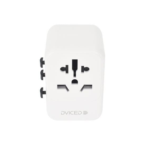 Cestovní adaptér 28W Dviced Universal – bílý - iSTYLE CZ