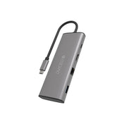 9v1 USB-C HUB Dviced - šedý - iSTYLE CZ