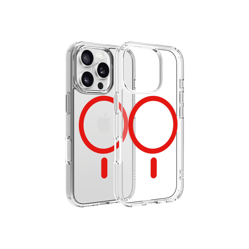 MagSafe kryt pro iPhone 16 Pro Dviced – červený - iSTYLE CZ