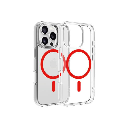 MagSafe kryt pro iPhone 16 Pro Dviced – červený - iSTYLE CZ