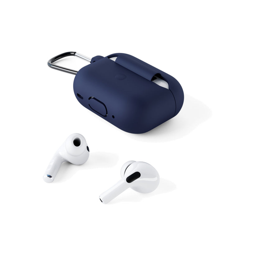 Silikonové outdoor pouzdro pro AirPods Pro 2. gen Epico - modré - iSTYLE CZ