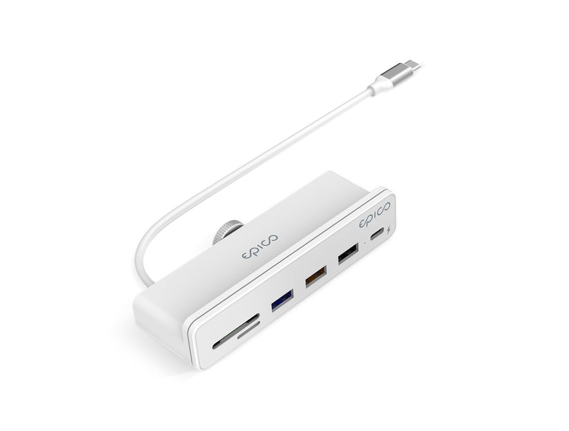 USB-C Hub 7v1 pro Apple iMac Epico - bílý - iSTYLE CZ