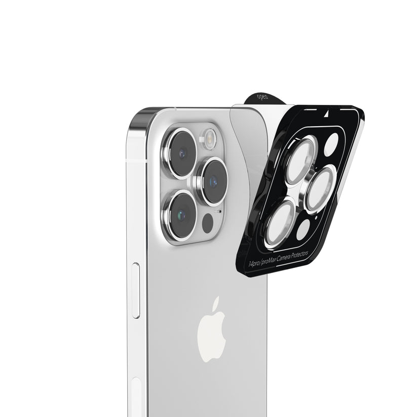 Ochrana objektivů s hliníkovými rámečky pro iPhone 16 / 16 Plus iSTYLE - černá - iSTYLE CZ