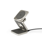 MagSafe cestovní nabíječka Epico UltraBase Qi2 3in1 Fold Alu Mag+ - stříbrná - iSTYLE CZ