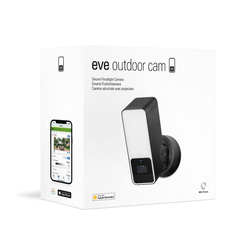Venkovní HomeKit kamera Eve Outdoor Cam Secure Floodlight Camera - iSTYLE CZ