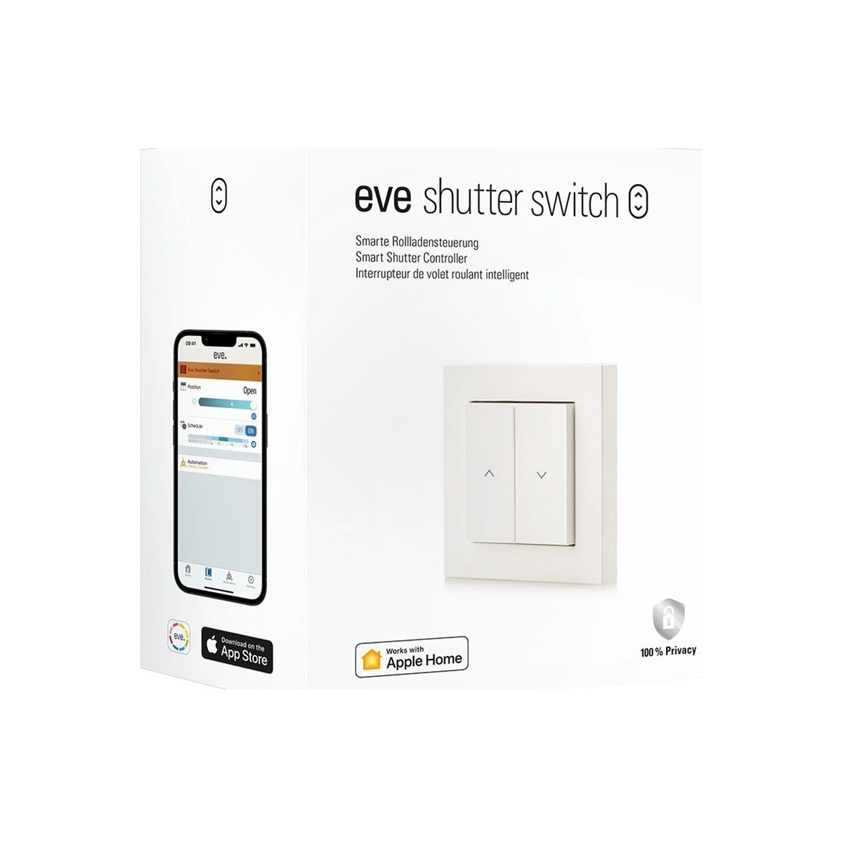 Chytrý ovladač na rolety Eve Shutter Switch - iSTYLE.cz