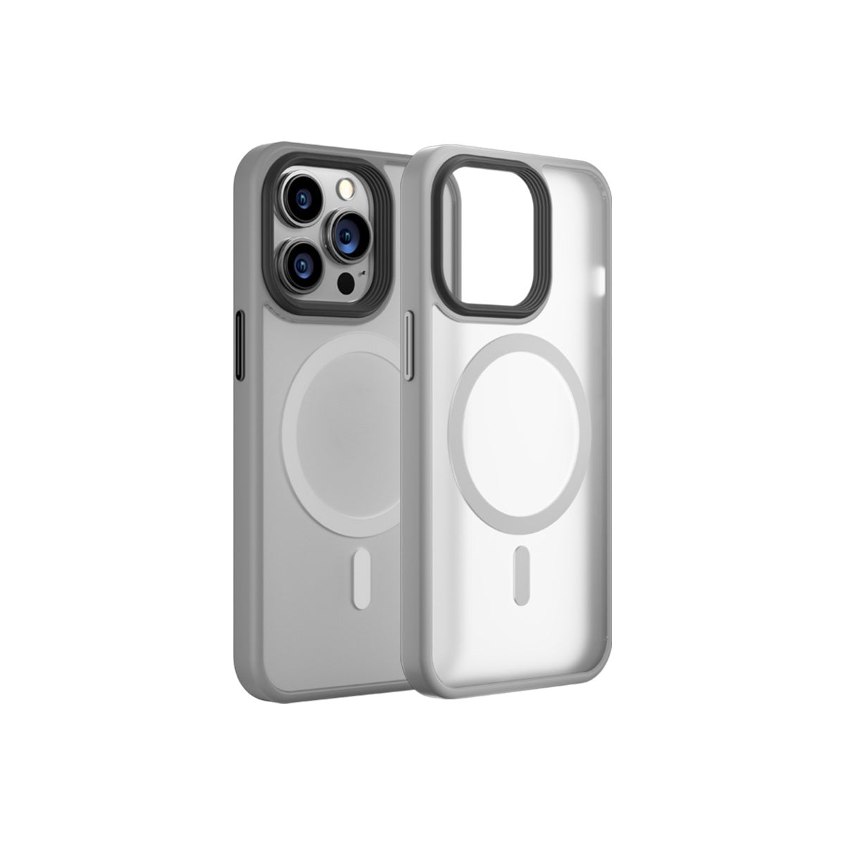 MagSafe kryt na iPhone 16 Pro Blueo Skin Friendly Frosted Case - šedý - iSTYLE CZ