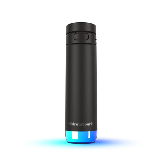 Chytrá lahev s brčkem HidrateSpark PRO 2 621 ml - černá