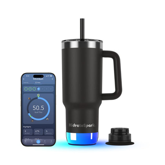 Chytrý termohrnek HidrateSpark PRO 2 Tumbler 887 ml - černý