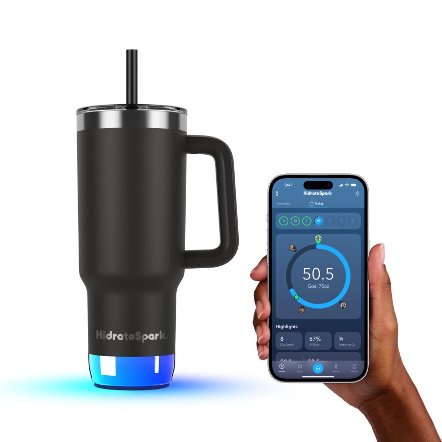 Chytrý termohrnek HidrateSpark PRO 2 Tumbler 887 ml - černý