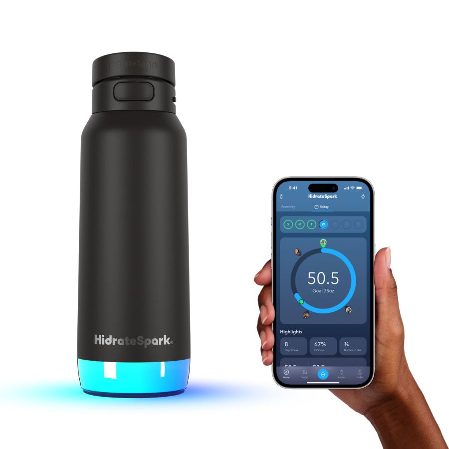 Chytrá lahev HidrateSpark PRO 2 950 ml - černá