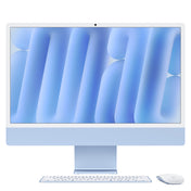 iMac 24“ 4.5K displej, Apple M4 8jádrové CPU, 8jádrové GPU, 16GB, 256GB SSD, CZ - modrý