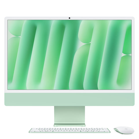 iMac 24“ 4.5K displej, Apple M4 10jádrové CPU, 10jádrové GPU, 16GB, 256GB SSD, CZ - zelený (otevřený) - iSTYLE.cz
