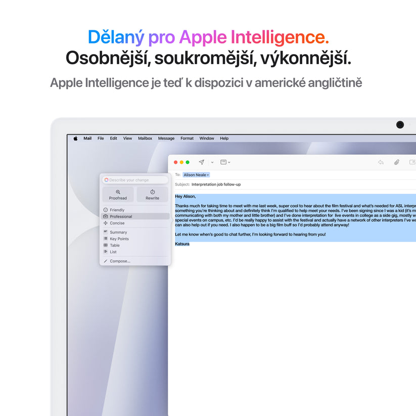 iMac 24“ 4.5K displej, Apple M4 8jádrové CPU, 8jádrové GPU, 16GB, 256GB SSD, CZ - stříbrný