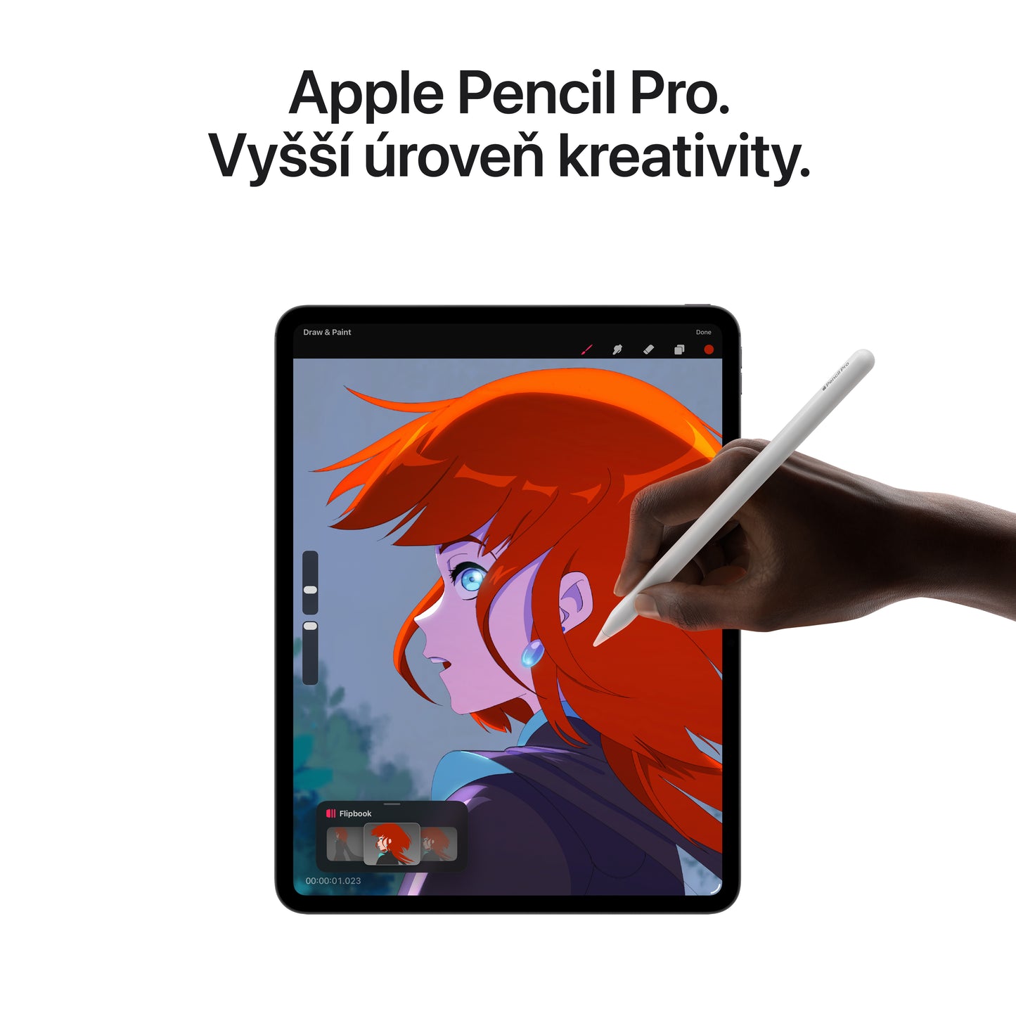 11palcový iPad Pro Wi-Fi + Cellular 1TB se sklem s nanotexturou - stříbrný