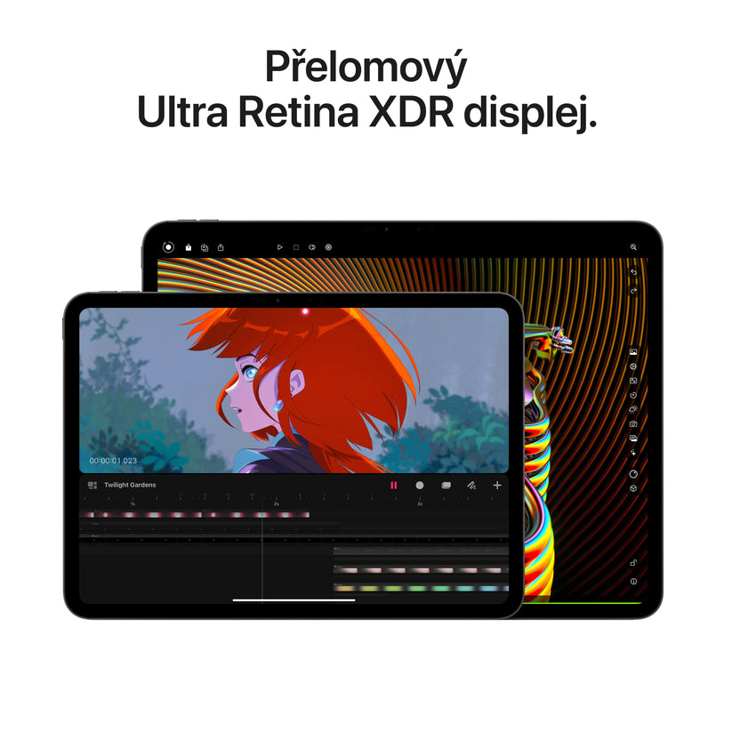 11palcový iPad Pro Wi-Fi 1TB se sklem s nanotexturou - stříbrný (otevřený) - iSTYLE.cz