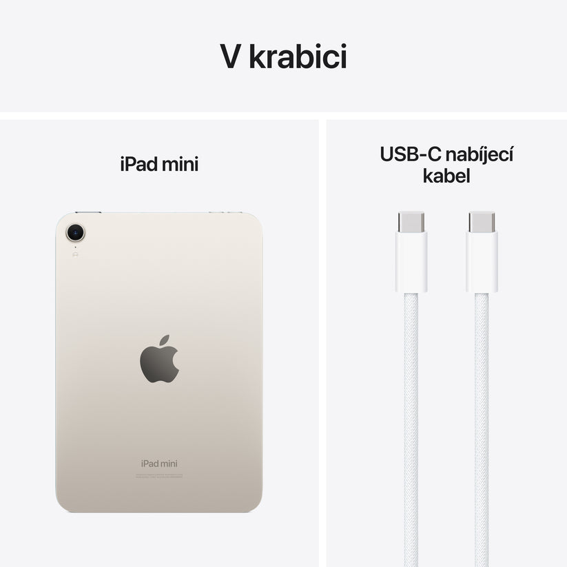 Apple iPad mini Wi-Fi 128GB - hvězdně bílý (otevřený) - iSTYLE.cz