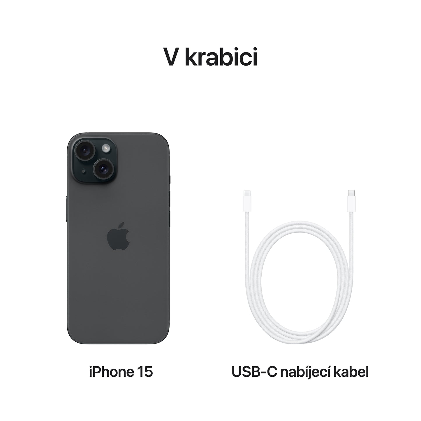 Apple iPhone 15 256GB - černý