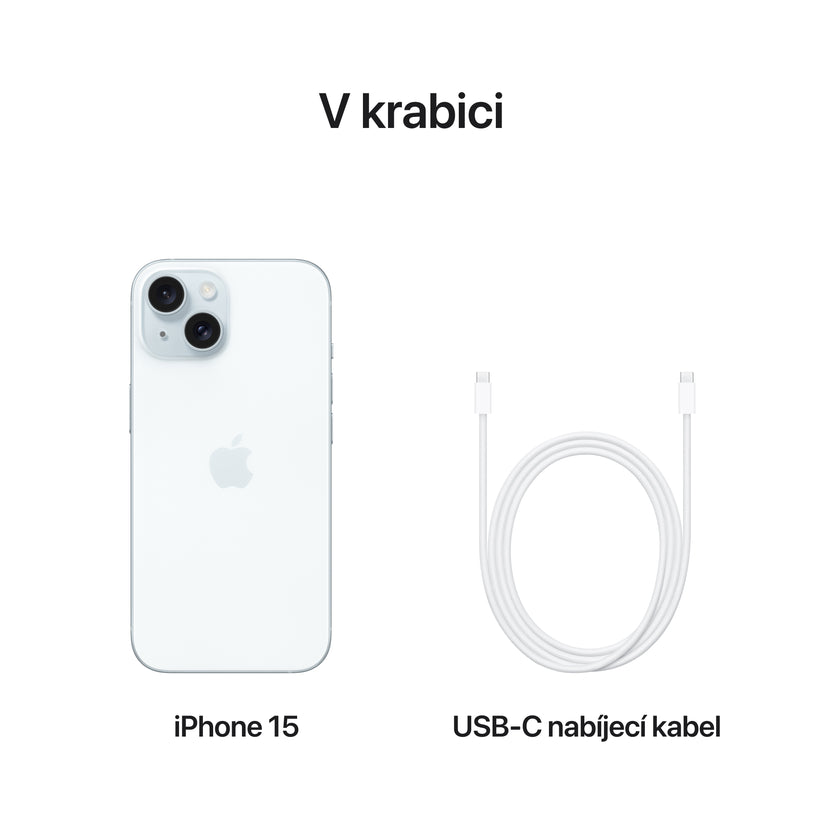 Apple iPhone 15 256GB - modrý (otevřený) - iSTYLE.cz