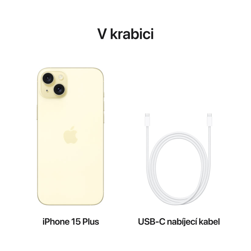 Apple iPhone 15 Plus 256GB - žlutý (otevřený) - iSTYLE.cz