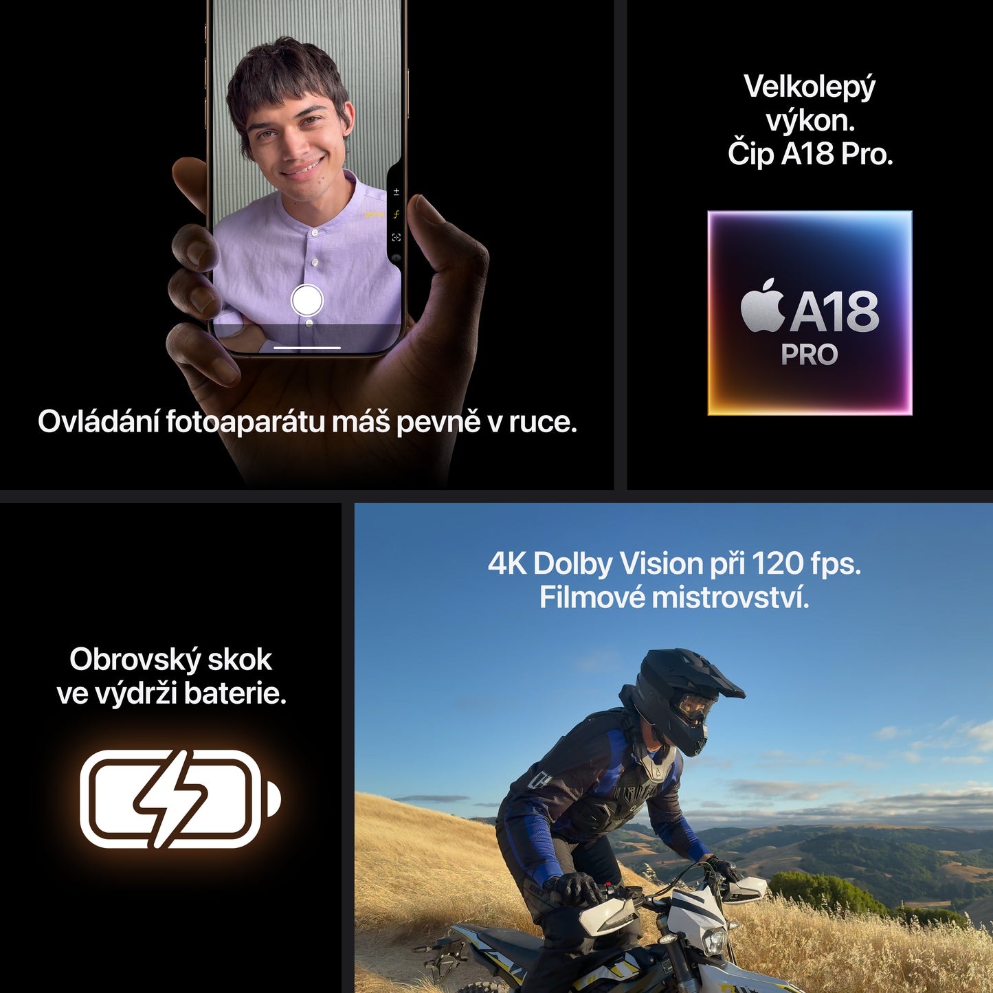 Apple iPhone 16 Pro Max 256GB - pouštně titanový (renovovaný) - iSTYLE.cz