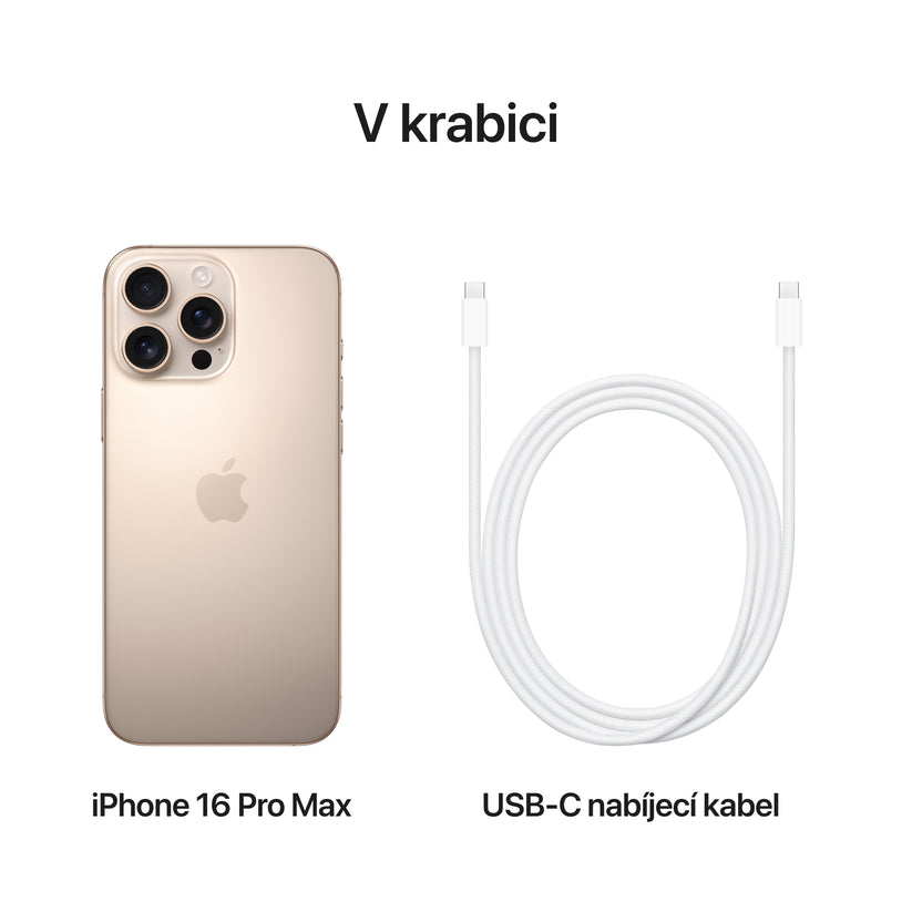 Apple iPhone 16 Pro Max 256GB - pouštně titanový (renovovaný) - iSTYLE.cz