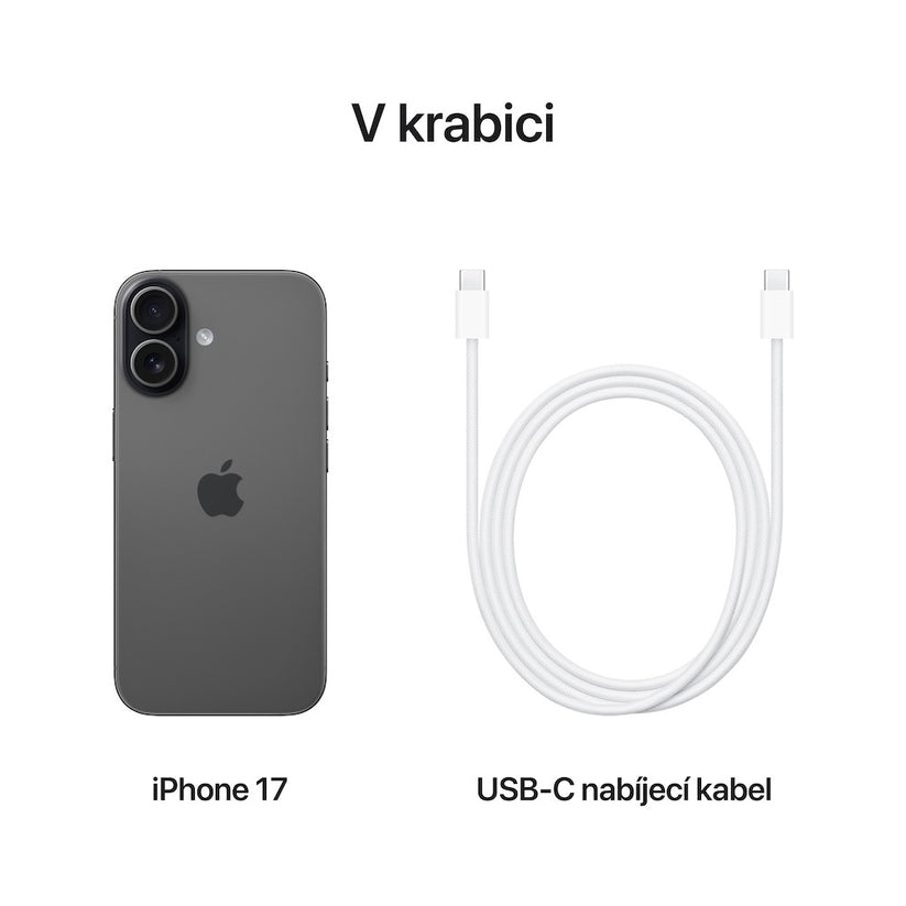 Apple iPhone 17 256GB - černý (otevřený) - iSTYLE.cz