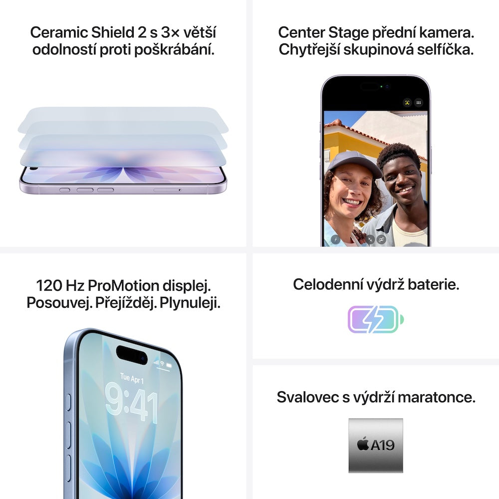 Apple iPhone 17 256GB - mlhově modrý - iSTYLE CZ