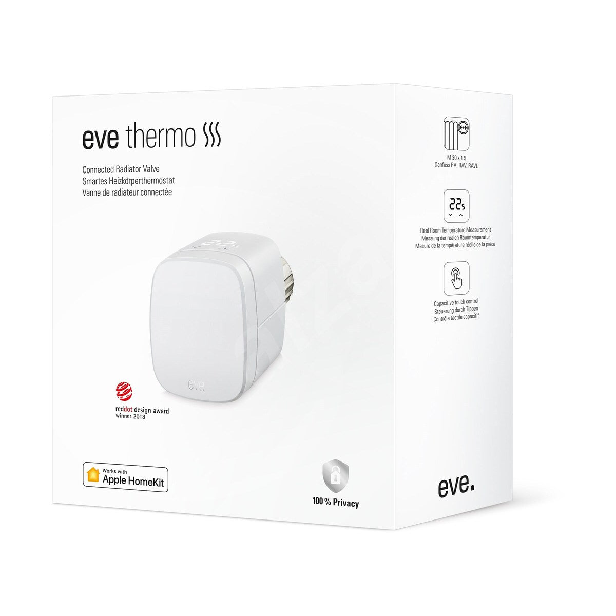 Chytrý ventil na radiátor Eve Thermo s podporou Thread - iSTYLE CZ